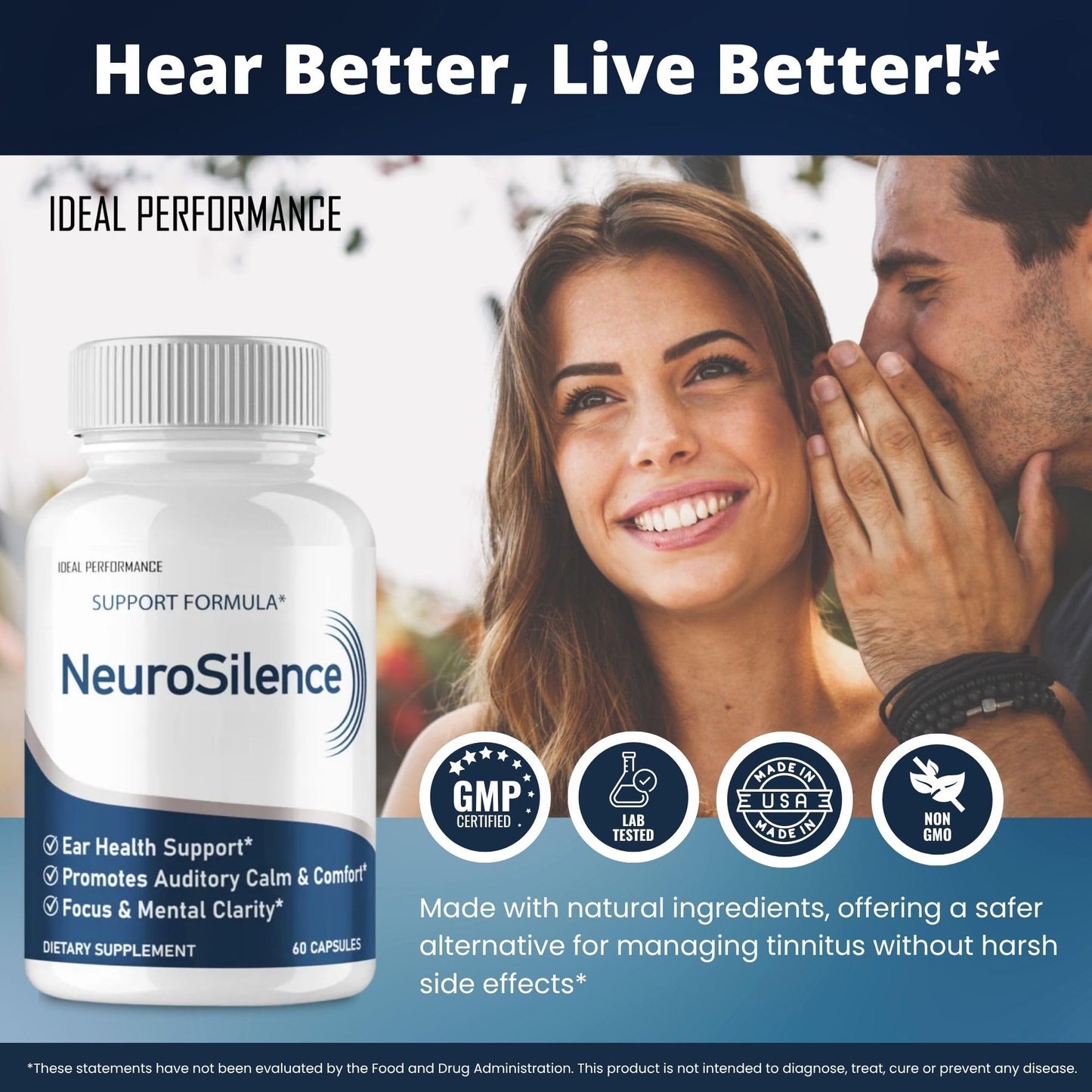 Neurosilence Capsules – Tinnitus Relief Pills | Natural Ear Health (2 Pack))