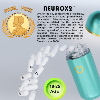 NEUROX2 – Brain Health Nootropic for Ages 18-25 | 30 Count | Caffeine-Free