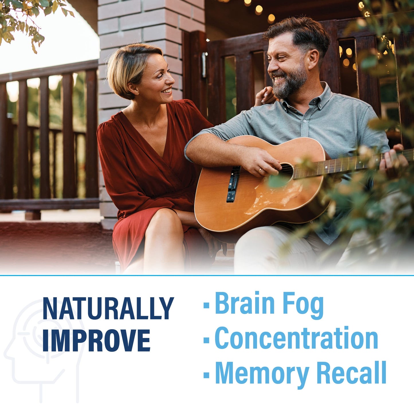 Neutein Natural Brain Booster – Plant-Based Memory & Cognitive Health Supplement (2 Pack, 120 Capsules) – Made in USA