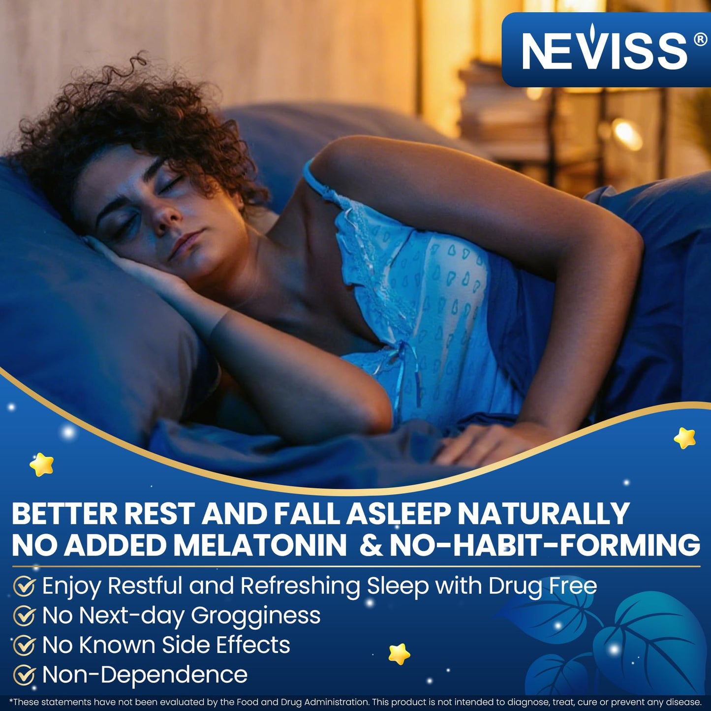 NEVISS Kava Kava Gummies – Calm, Relaxation & Natural Sleep | 600 mg Kava Root Extract + GABA, Ashwagandha, Magnesium, B6/D3 | Sugar-Free, Melatonin-Free, Vegan 60 Ct