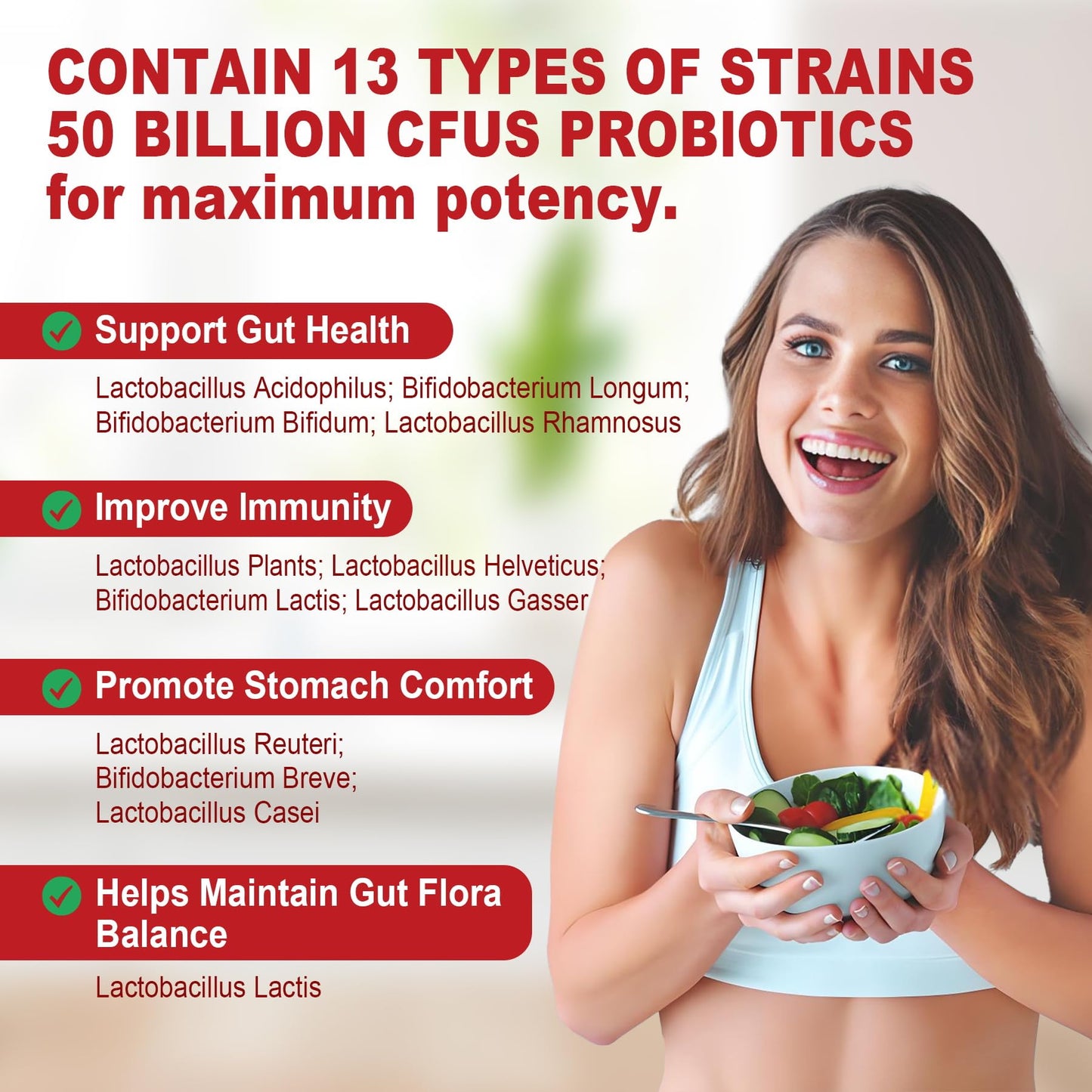 NEVISS Probiotic + Prebiotic Gummies 60 Count  
40 Sugar Free, 50B CFUs, 4+ Adults & Kids