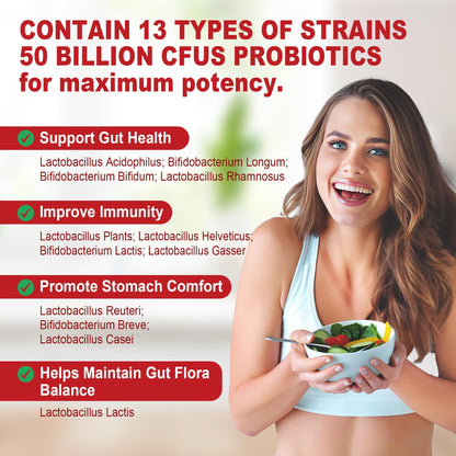 NEVISS Probiotic + Prebiotic Gummies 60 Count  
40 Sugar Free, 50B CFUs, 4+ Adults & Kids