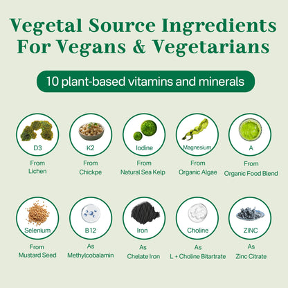 NEVISS Vegan Multivitamin Gummies for Vegans & Vegetarians – Sugar Free, 60 ct