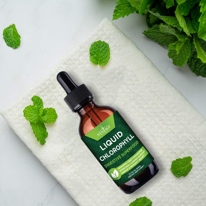 NEW AGE Chlorophyll Liquid Drops (2 fl oz x4) – Energy, Digestion & Immune Support