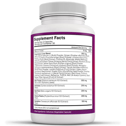 NEW AGE Liver Support – Milk Thistle, NAC, TUDCA, Chanca Piedra (60 Count)