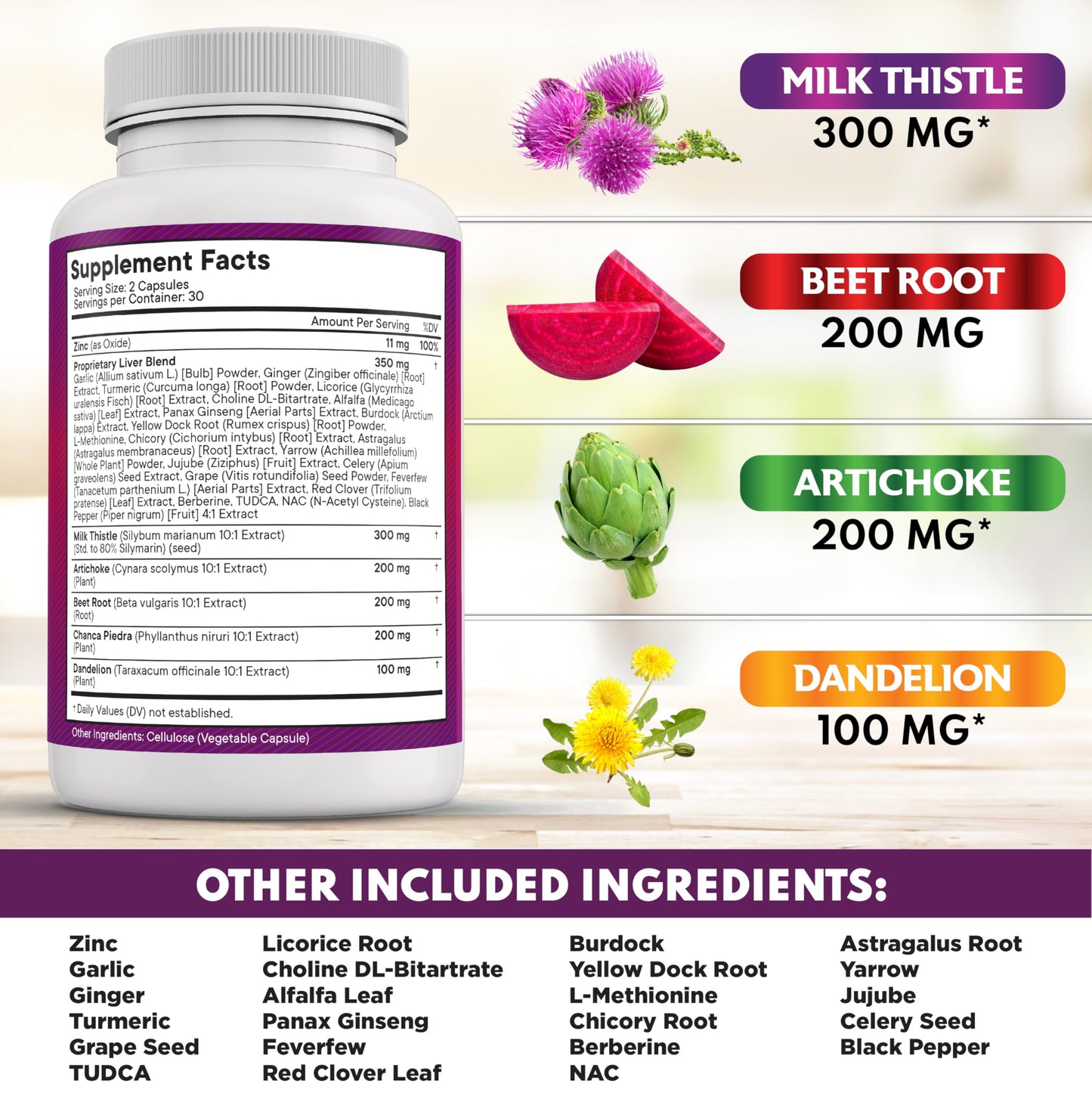 NEW AGE Milk Thistle NAC & Chanca Piedra Liver Support - 120 Count