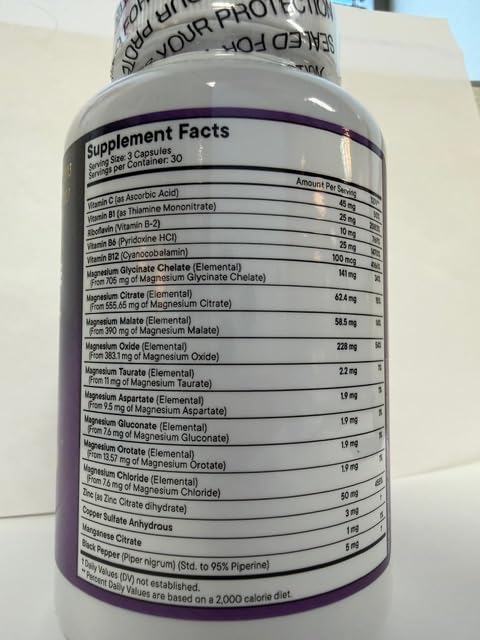 NEW AGE Magnesium Complex Supplement – 270 Count for Bone & Joint Support