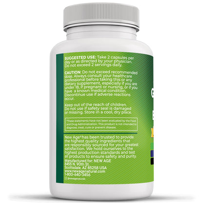 New Age Oregano Oil Garlic Extract Olive Leaf with Astragalus – 120 Count | Immune Support Supplement for Women & Men