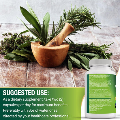 NEW AGE Oregano Oil Garlic Extract Olive Leaf with Astragalus – 60 Count