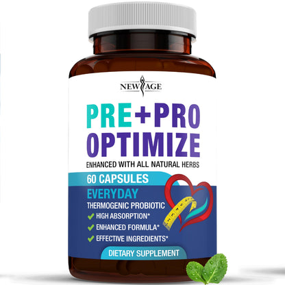 NEW AGE Pro Optimize Probiotics for Women – Menopause & Digestive Health (Dong Quai 565mg)