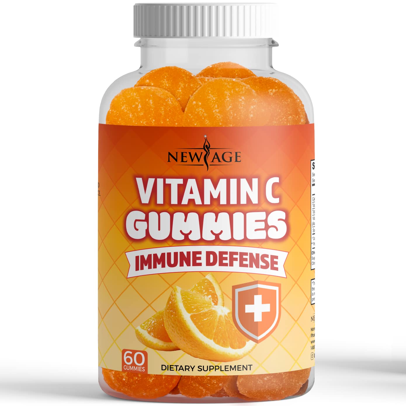 New Age Vitamin C Gummies Orange – Immune Support (60 Gummies)