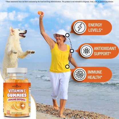 New Age Vitamin C Gummies Orange – Immune Support (60 Gummies)