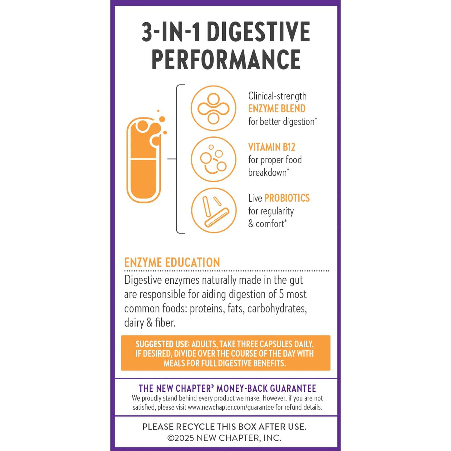 New Chapter All-Flora Enzyme Complex with Probiotics – Digestive Enzymes + Probiotics, 90 Vegan Capsules