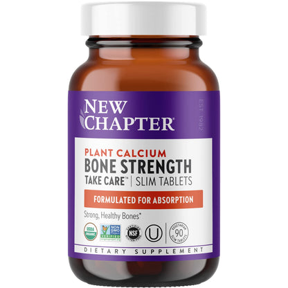 New Chapter Calcium Supplement – Bone Strength (Whole Food Calcium + K2 D3 + Magnesium)