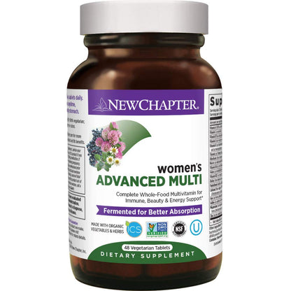 New Chapter Every Woman Multivitamin – Fermented Probiotics, Iron & Vitamin D3 (48 ct)