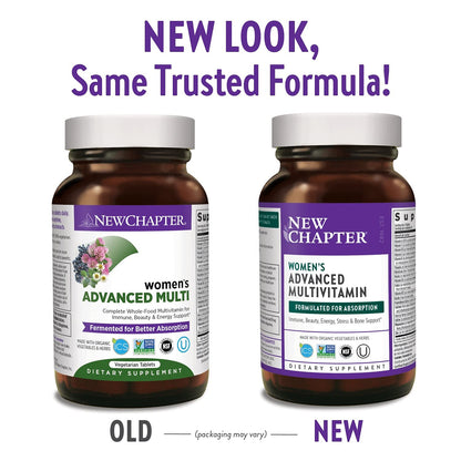 New Chapter Every Woman Multivitamin – Fermented Probiotics, Iron & Vitamin D3 (48 ct)