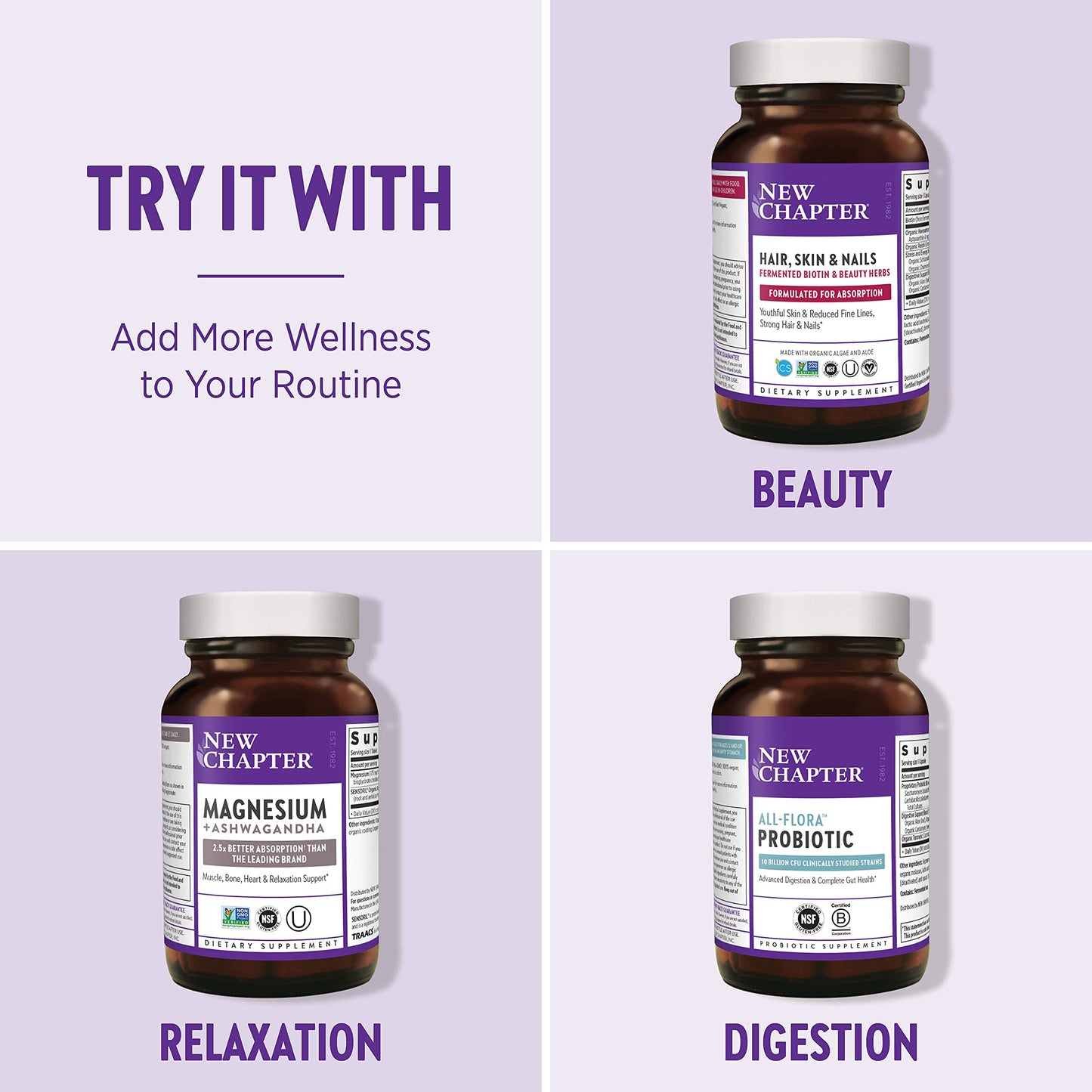 New Chapter Every Woman Multivitamin – Fermented Probiotics, Iron & Vitamin D3 (48 ct)