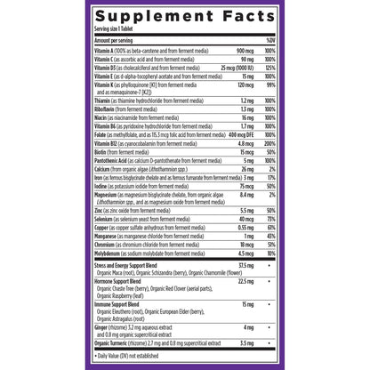 New Chapter Women’s One Daily Multivitamin – Gentle, Fermented Nutrition for Immune Support & Hair Health