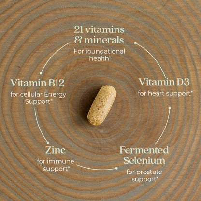 New Chapter Men's Multivitamin - One Daily, Fermented & Immune Support