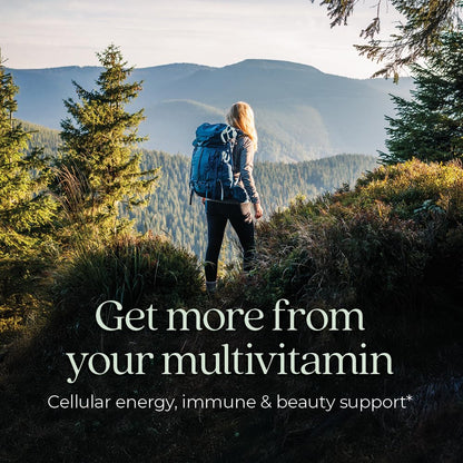 New Chapter Women’s Multivitamin with Iron, D3, B Vitamins & Zinc – Gentle on Empty Stomach, One Daily