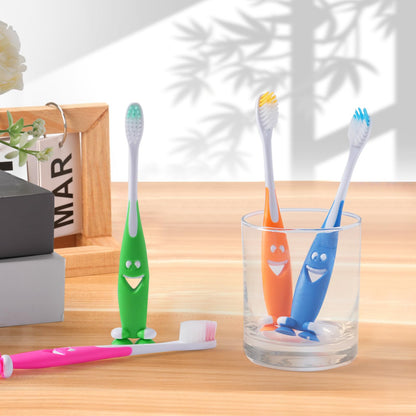 Newday 100 Pack Kids Toothbrush Bulk – Soft Bristles, Shark Design