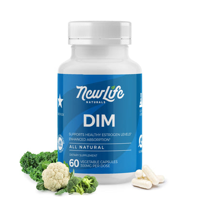 NewLife Naturals DIM 300mg - Hormonal Balance for Women & Men | 60 Day Supply