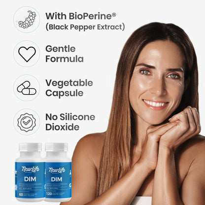NewLife Naturals DIM 300mg - Hormonal Balance for Women & Men | 60 Day Supply
