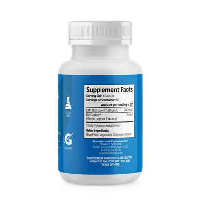 NewLife Naturals DIM 300mg - Hormonal Balance for Women & Men | 60 Day Supply