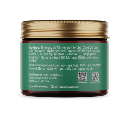 NewLife Naturals JButter Vulva Balm Butter – All-Natural, Estrogen-Free Moisturizer for Menopause & Postpartum (2oz)