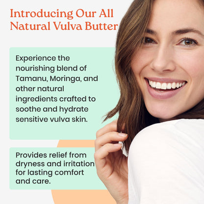 NewLife Naturals JButter Vulva Balm Butter – All-Natural, Estrogen-Free Moisturizer for Menopause & Postpartum (2oz)