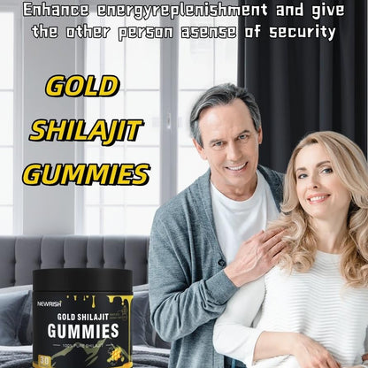 Newrish Shilajit Gummies with Manuka Honey – 30 Gummies | 85+ Trace Minerals
