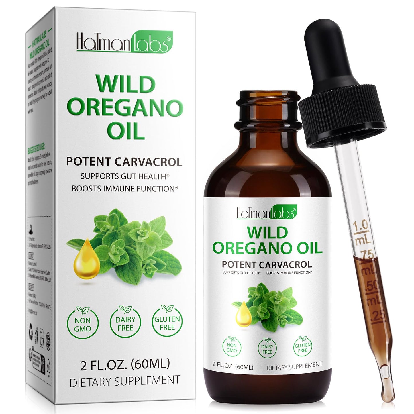 NewSeel Oil of Oregano Drops - Organic Oregano Oil (2 fl oz)