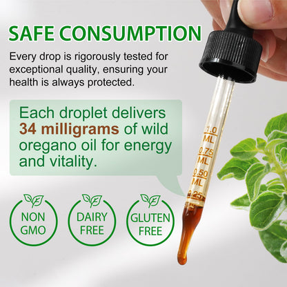 NewSeel Oil of Oregano Drops - Organic Oregano Oil (2 fl oz)