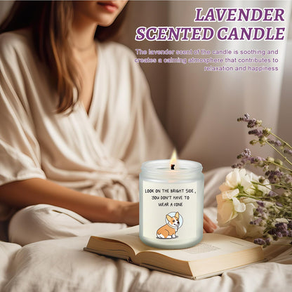 Newtay Get Well Gift Set: Hand Bell & Lavender Candle for Recovery
