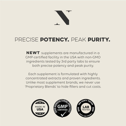 Newt's Sleep Aid | Magnesium Threonate, Apigenin & Theanine | Melatonin-Free Sleep