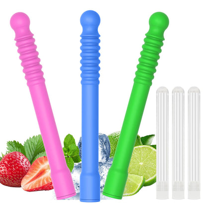NEWUPGRADED Chewable Essential Oil Breath Stick – 9 Refills, Long-Lasting Freshness, BPA-Free