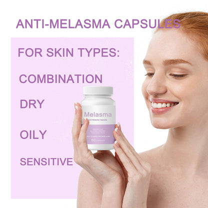 NEWUREHO Melanina Anti-Melasma Capsules – DIM, KSM-66 & Turmeric (60 Caps)