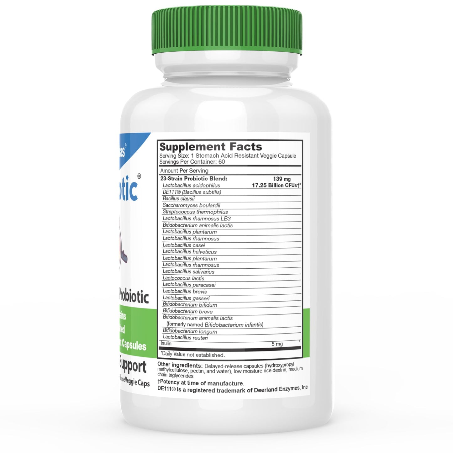DrFormulas Nexabiotic Multi Probiotic – 60 Count, 23 Strains + S. boulardii