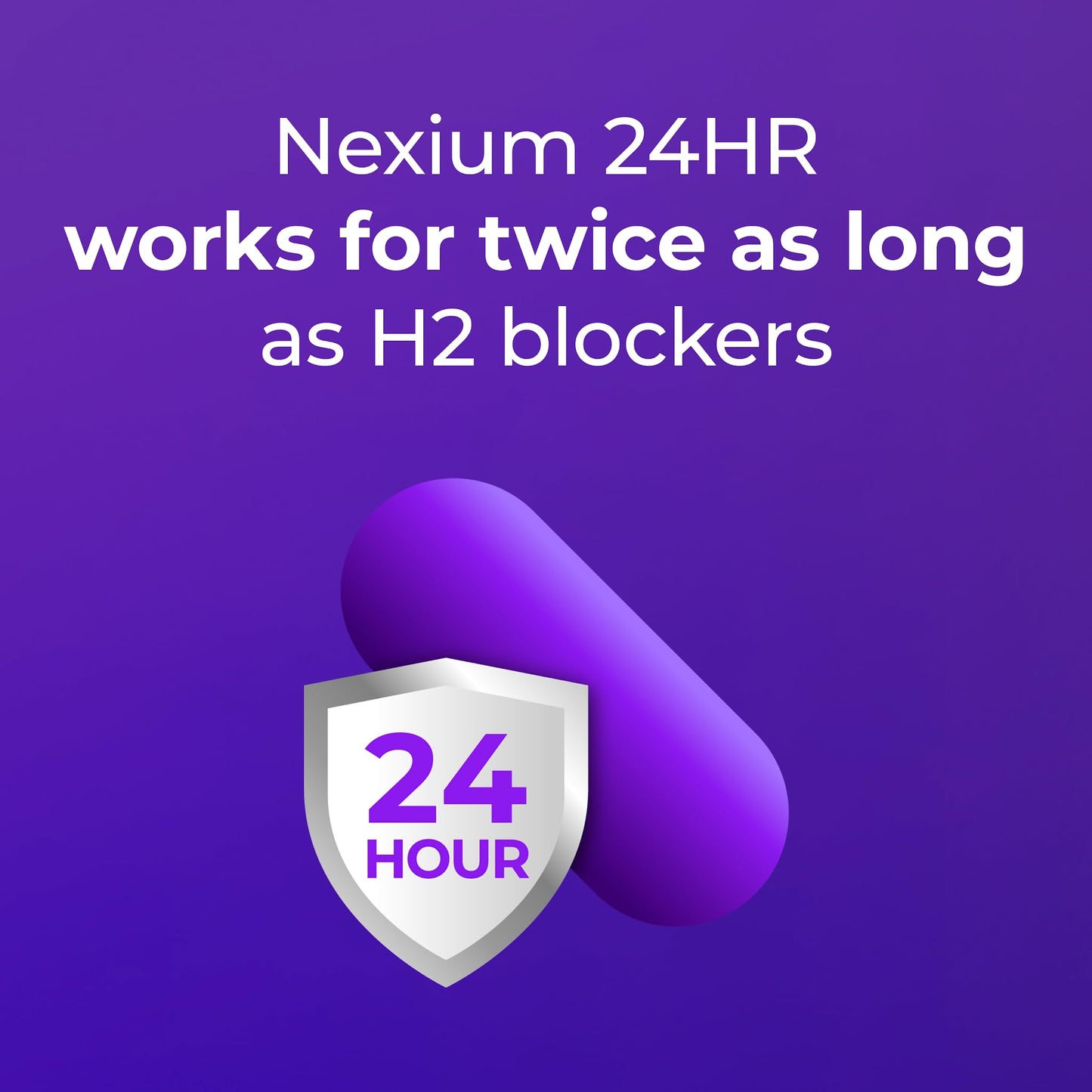 Nexium 24HR Acid Reducer Capsules – All-Day & All-Night Heartburn Relief (14 Count)