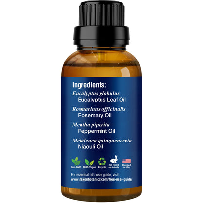 Breathe Essential Oil Blend 30 ml - Sinus Relief | Nexon Botanics
