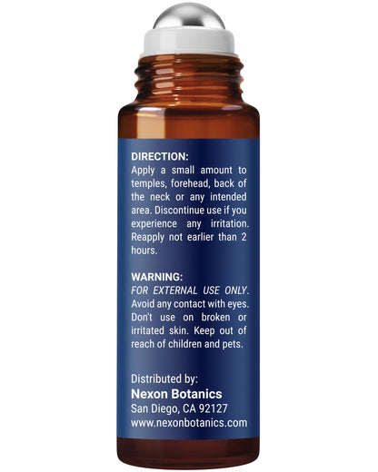 Muscle Relief Essential Oil Roll-On 10 ml by Nexon Botanics – Pure & Natural Prediluted Blend