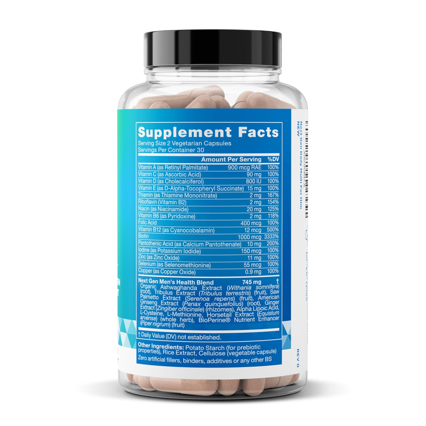 Next Gen Multi for Him – 26-in-1 Advanced Men’s Multivitamin (60 Veg Capsules)