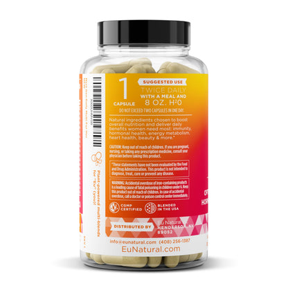 Next Gen Multivitamin for Women – 22 Vitamins for Immunity, Beauty, Brain, Energy, Bones & Heart | 60 Vegetarian Soft Capsules