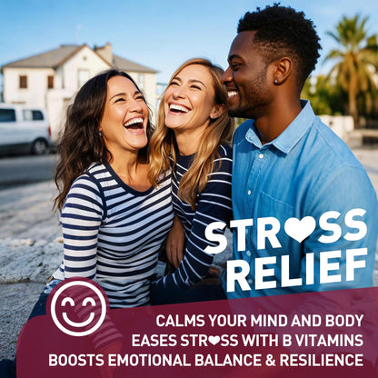 Nextdia Brain & Mood Support Gummies – Vegan B-Complex (120 Ct)