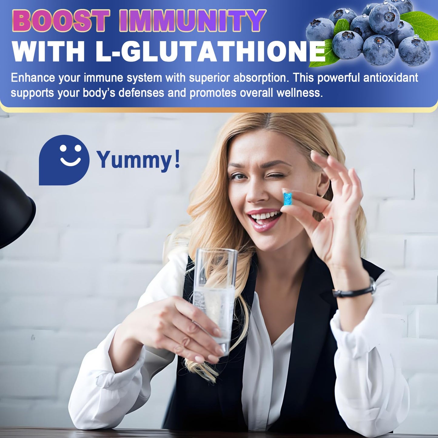 Nextdia Liposomal Glutathione Gummies Chews – 1100mg Liposomal, 98% Bioavailable + Vitamin C ALA NAC Milk Thistle – Vegan Liver Detox, 120 ct