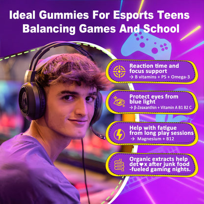 Nextdia Multivitamin Gummies for Teens 12-19 Omega-3 Calcium Zinc