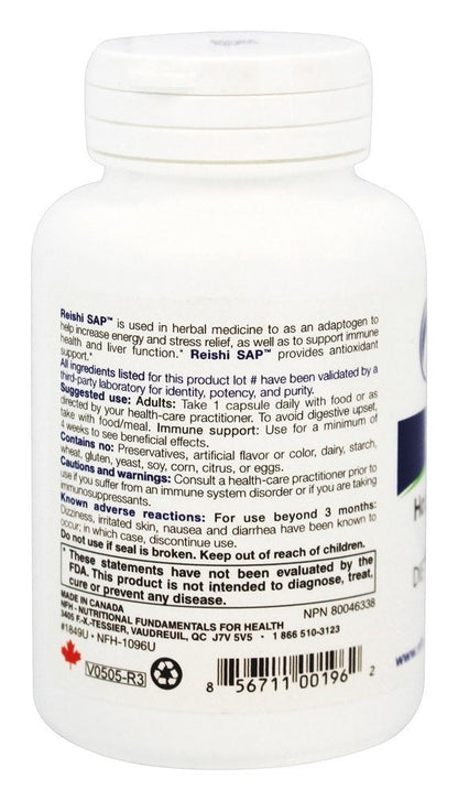 NFH - Reishi SAP - 60 Capsules | Immune Support