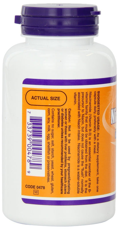 Niacinamide 500mg 100 Capsules (Pack of 2) | Non-GMO • Vegan • GMP
