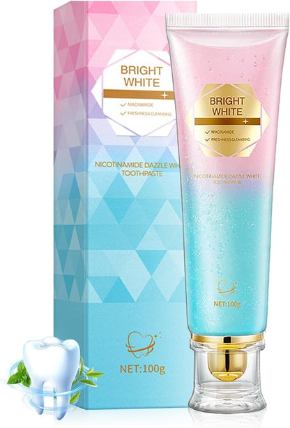 Niacinamide Whitening Toothpaste – Enamel Safe, Fluoride-Free, Vegan | Fresh Mint