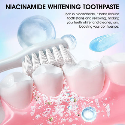Niacinamide Whitening Toothpaste – Complete Care, Repair & Fresh Breath (2PCS)